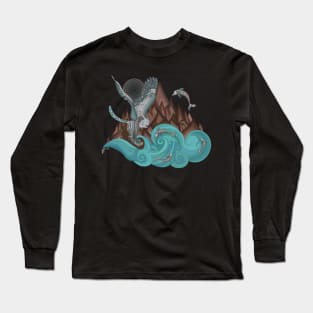 Animal mash-up  paisley Long Sleeve T-Shirt